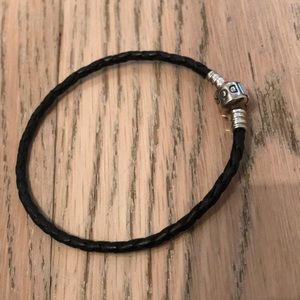 Pandora Black Leather Bracelet